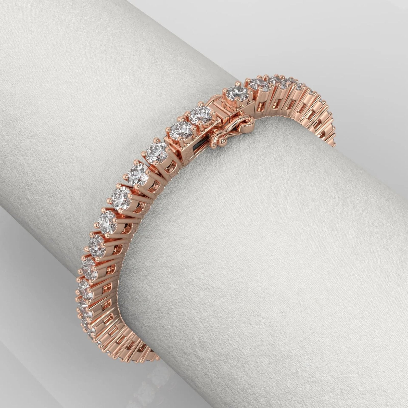 2.5CT Round Brilliant Cut Tennis Bracelet