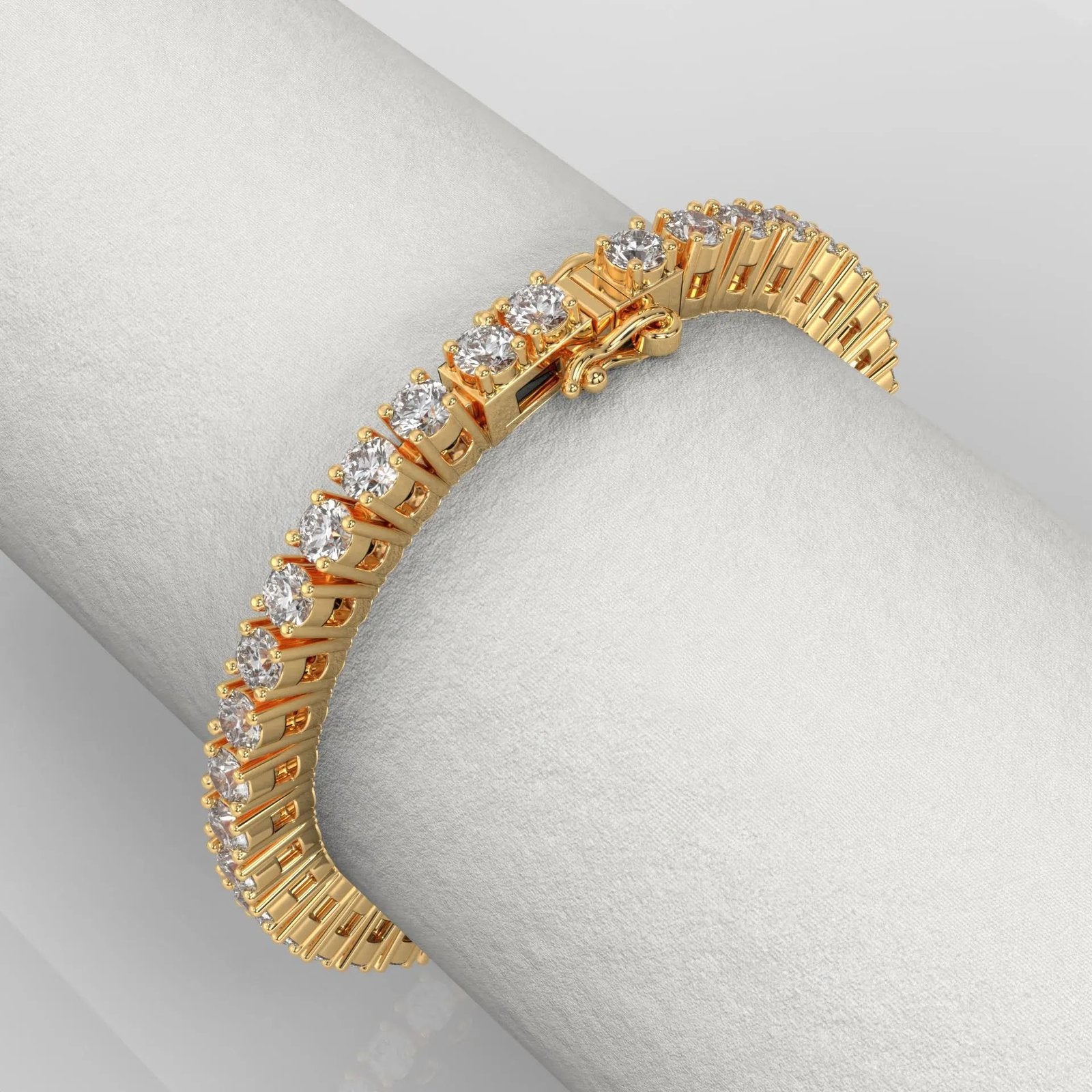2.5CT Round Brilliant Cut Tennis Bracelet