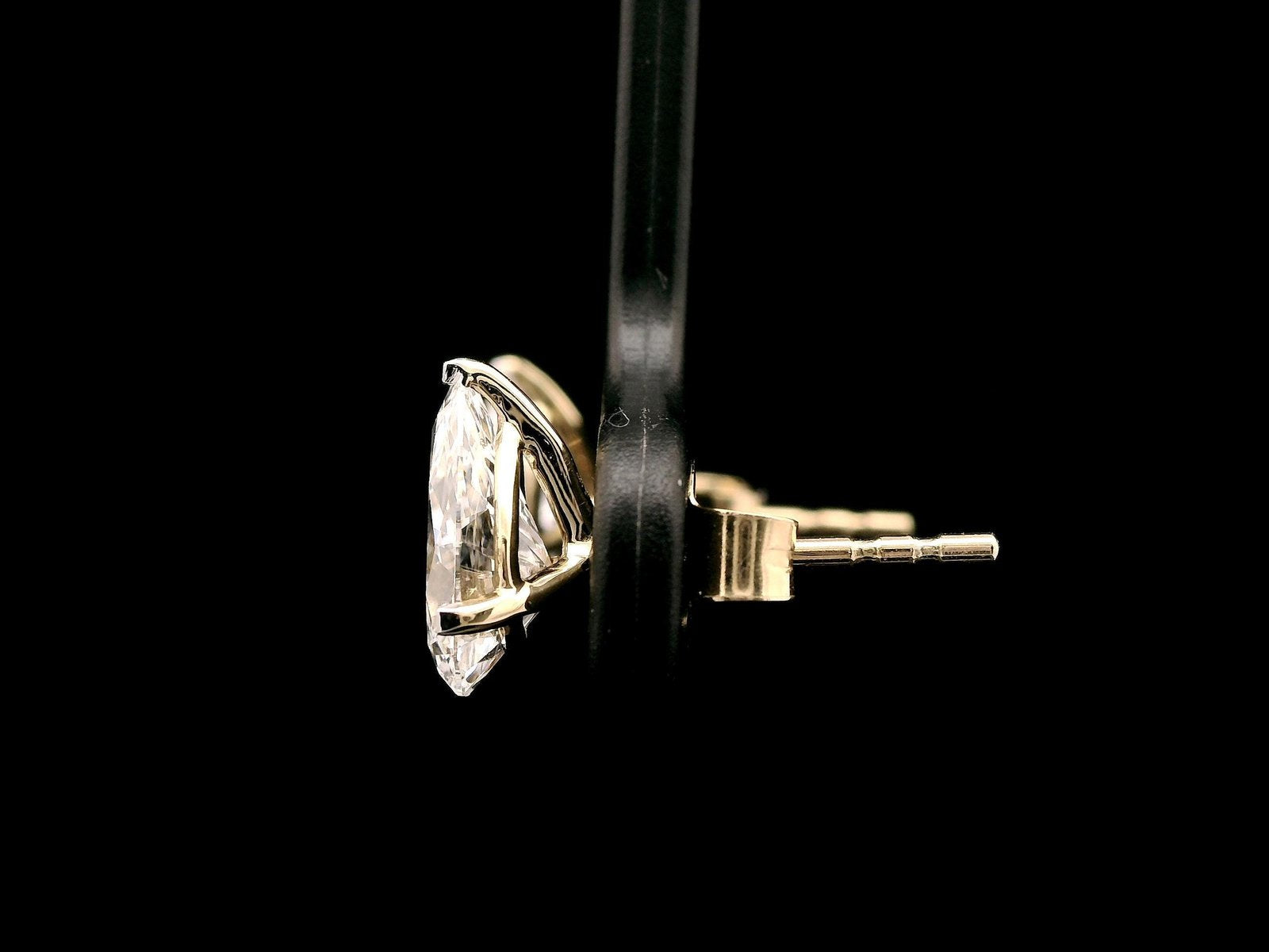 Pear Brilliant Cut Diamond Earrings