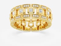 Nathan-Lab Grown Diamond Ring for Men