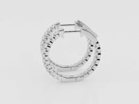 Bethany-Lab Grown Diamond Hoop Earrings