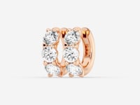 Hazel-Hoop Earrings with Lab Grown Diamonds