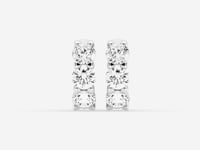 Hazel-Lab Grown Diamond Hoop Earrings