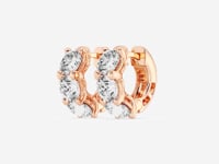 Hazel-Hoop Earrings with Lab Grown Diamonds