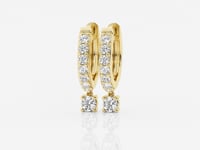 Viviana-Diamond Hoop Earrings for Women