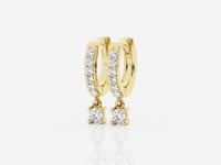 Viviana-Diamond Hoop Earrings for Women