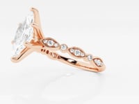 Adeline-Side Stone Engagement Ring - Lab Grown Diamonds