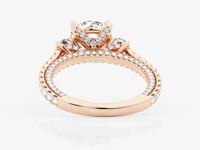 Amara-Three Stone Engagement Ring - Lab Grown Diamonds