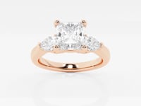 Arabelle-Three Stone Engagement Ring - Lab Grown Diamonds