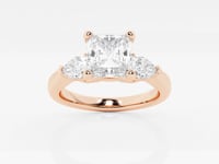 Arabelle-Three Stone Engagement Ring - Lab Grown Diamonds