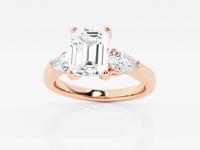Arabelle-Three Stone Engagement Ring - Lab Grown Diamonds