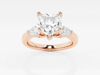 Arabelle-Three Stone Engagement Ring - Lab Grown Diamonds