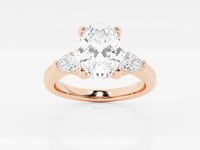 Arabelle-Three Stone Engagement Ring - Lab Grown Diamonds