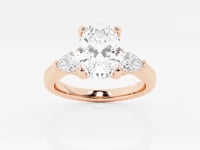 Arabelle-Three Stone Engagement Ring - Lab Grown Diamonds