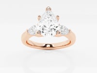 Arabelle-Three Stone Engagement Ring - Lab Grown Diamonds