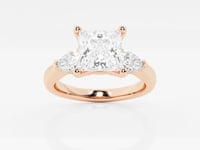 Arabelle-Three Stone Engagement Ring - Lab Grown Diamonds