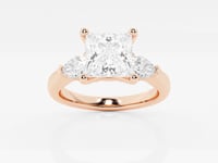 Arabelle-Three Stone Engagement Ring - Lab Grown Diamonds