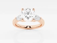 Arabelle-Three Stone Engagement Ring - Lab Grown Diamonds