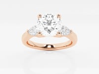 Arabelle-Three Stone Engagement Ring - Lab Grown Diamonds