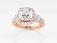 Adriana-Halo Engagement Ring - Lab Grown Diamonds