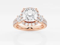 Adriana-Halo Engagement Ring - Lab Grown Diamonds