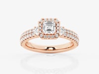 Adriana-Halo Engagement Ring - Lab Grown Diamonds