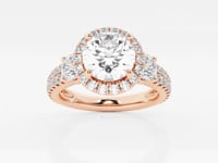 Adriana-Halo Engagement Ring - Lab Grown Diamonds