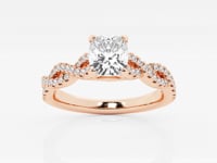 Arden-Side Stone Engagement Ring - Lab Grown Diamonds