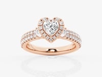 Adriana-Halo Engagement Ring - Lab Grown Diamonds