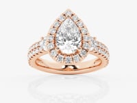 Adriana-Halo Engagement Ring - Lab Grown Diamonds