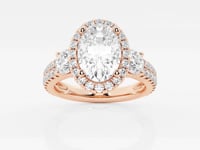 Adriana-Halo Engagement Ring - Lab Grown Diamonds