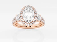 Adriana-Halo Engagement Ring - Lab Grown Diamonds