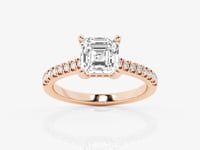 Sofia-Hidden Halo Engagement Ring - Lab Grown Diamonds