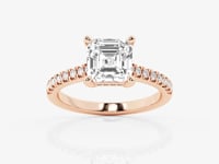 Sofia-Hidden Halo Engagement Ring - Lab Grown Diamonds