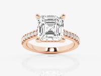 Sofia-Hidden Halo Engagement Ring - Lab Grown Diamonds
