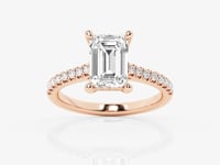 Sofia-Hidden Halo Engagement Ring - Lab Grown Diamonds