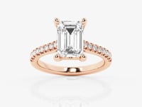 Sofia-Hidden Halo Engagement Ring - Lab Grown Diamonds