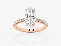 Sofia-Hidden Halo Engagement Ring - Lab Grown Diamonds