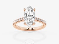 Sofia-Hidden Halo Engagement Ring - Lab Grown Diamonds