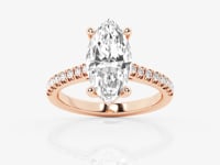 Sofia-Hidden Halo Engagement Ring - Lab Grown Diamonds