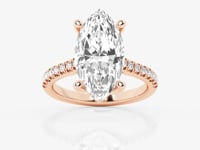 Sofia-Hidden Halo Engagement Ring - Lab Grown Diamonds