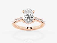 Sofia-Hidden Halo Engagement Ring - Lab Grown Diamonds