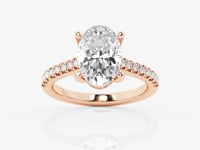 Sofia-Hidden Halo Engagement Ring - Lab Grown Diamonds