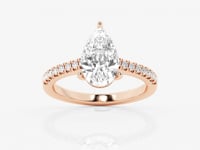 Sofia-Hidden Halo Engagement Ring - Lab Grown Diamonds