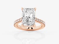 Sofia-Hidden Halo Engagement Ring - Lab Grown Diamonds