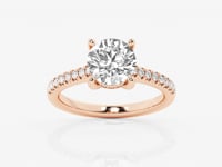Sofia-Hidden Halo Engagement Ring - Lab Grown Diamonds