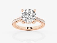 Sofia-Hidden Halo Engagement Ring - Lab Grown Diamonds