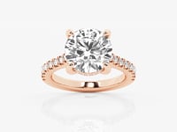Sofia-Hidden Halo Engagement Ring - Lab Grown Diamonds