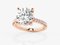 Sofia-Hidden Halo Engagement Ring - Lab Grown Diamonds