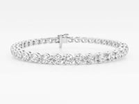 Elise-Lab Grown Diamond Tennis Bracelet